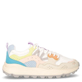 Sneaker in ecopelle beige verde | Boscaini Scarpe