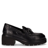 Décolleté con staffa in pelle nero - NERO GIARDINI | Boscaini Scarpe