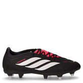 Predator league FG 5701140737935<BR>scarpa da calcio in tessuto sintetico con tacchetti nero rosso | Boscaini Scarpe