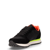 Tom Fluo sneaker in pelle e tessuto nero | Boscaini Scarpe
