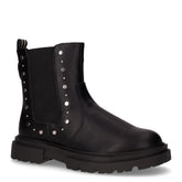 Stivaletto in ecopelle con borchie bambina nero | Boscaini Scarpe