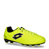 Scarpa da calcio da ragazzo in ecopelle giallo fluo - Scarpe Sportive Bambini | Boscaini Scarpe