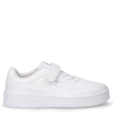 Court Classic Clean sneaker in ecopelle bambino bianco | Boscaini Scarpe