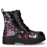 Anfibio bambina in ecopelle nero - Scarpe Bambina | Boscaini Scarpe