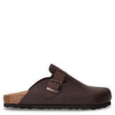 Sabot in pelle testa di moro | Boscaini Scarpe