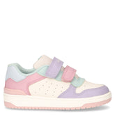 Washiba sneaker bambina in ecopelle e tessuto rosa bianco | Boscaini Scarpe