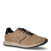 Sneaker in pelle scamosciata beige verde chiaro | Boscaini Scarpe