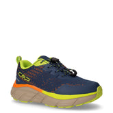 Rahmsy scarpa multifunzione in tessuto bambino blu arancio giallo | Boscaini Scarpe