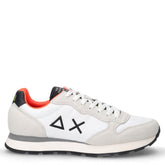 Tom Fluo sneaker in tessuto e pelle bianco | Boscaini Scarpe