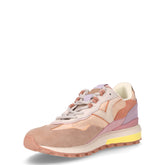 Sneaker in pelle e tessuto rosa | Boscaini Scarpe