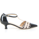 Sandalo a punta con tacco nero - Sandali Con Tacco Donna | Boscaini Scarpe