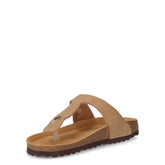 Ciabatta infradito in ecopelle marrone | Boscaini Scarpe