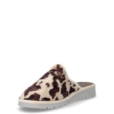 Ciabatta in tessuto muccato marrone beige | Boscaini Scarpe