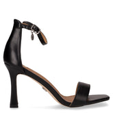 Sandalo in ecopelle con tacco nero - Sandali Con Tacco Donna | Boscaini Scarpe