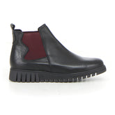 Stivaletto beatles boot nero bordo - MOOR | Boscaini Scarpe