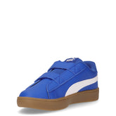 Rickie Classic sneaker bambino in ecopelle blu bianco | Boscaini Scarpe