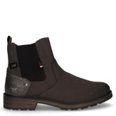 Stivaletto in ecopelle con zip carbone - Scarpe Uomo | Boscaini Scarpe