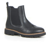 Stivaletto stile inglese con zip black - Mid Season Sale Donna | Boscaini Scarpe