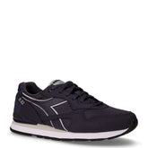 N.92 sneaker in ecopelle e tessuto blu profondo | Boscaini Scarpe
