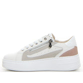 Sneaker con platform white pink - SALDI Sneakers Donna | Boscaini Scarpe