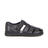 Sandalo con strappi nero - VALLEVERDE | Boscaini Scarpe