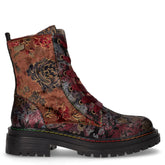 Anfibio in pelle con zip rosso - Donna | Boscaini Scarpe