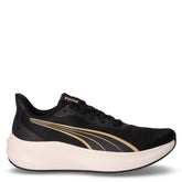 Dasher Lite scarpa da running in tessuto nero oro | Boscaini Scarpe