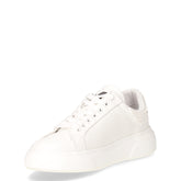 Sneaker in pelle ed ecopelle bianco | Boscaini Scarpe