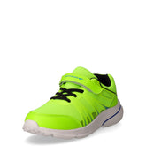 Sneaker in tessuto ed ecopelle bambino verde acido fluo | Boscaini Scarpe