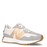 327 sneaker in pelle e tessuto grigio bianco - Sneakers Donna | Boscaini Scarpe