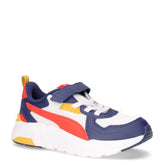 Trinity Lite sneaker bambino in ecopelle e tessuto bianco blu - Sneakers Bambino | Boscaini Scarpe