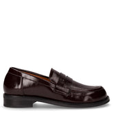 Mocassino in pelle mogano | Boscaini Scarpe