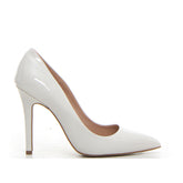 Décolleté a punta ivory vernice - Decollete | Boscaini Scarpe