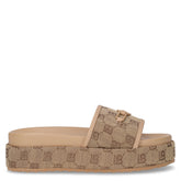Ciabatta con platform beige - LAURA BIAGIOTTI | Boscaini Scarpe