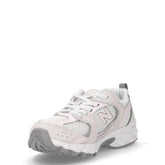 304 sneaker in tessuto e pelle bambina grigio rosa | Boscaini Scarpe