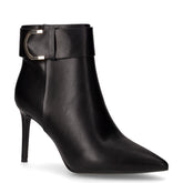 Tronchetto in ecopelle con zip nero | Boscaini Scarpe