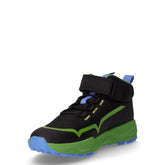 Sneaker in tessuto GoreTex bambino nero verde | Boscaini Scarpe