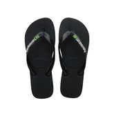 BRASIL LOGO ciabatta infradito black - HAVAIANAS | Boscaini Scarpe