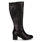 Stivale in ecopelle con tacco nero - Stivali Con Tacco Donna | Boscaini Scarpe