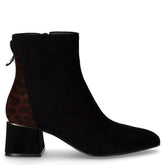 Tronchetto in tessuto con zip nero - Tronchetti Donna | Boscaini Scarpe