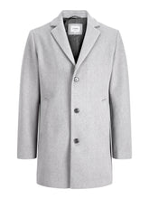 Cappotto classico in tessuto grigio chiaro | Boscaini Scarpe