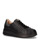 Sneaker con platform in ecopelle nero - Sneakers Donna | Boscaini Scarpe