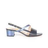 Sandalo con tacco blue bluette - Sandali Con Tacco Donna | Boscaini Scarpe