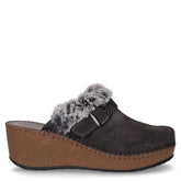 Ciabatta con zeppa seppia grigio - Scarpe Donna | Boscaini Scarpe