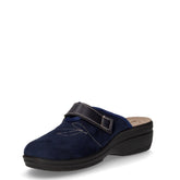 Ciabatta in tessuto blu | Boscaini Scarpe