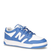 480 sneaker ragazzo in pelle blu agata bianco - NEW BALANCE | Boscaini Scarpe