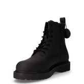 Archive 01 anfibio in pelle con zip nero | Boscaini Scarpe