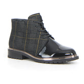 Stivaletto stringato con zip black - Stivaletti Donna | Boscaini Scarpe