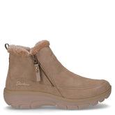 Easy Going stivaletto sportivo in pelle taupe - SKECHERS | Boscaini Scarpe