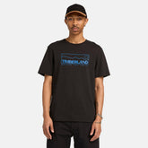OUTLINED GRAPHIC SS TEE t-shirt in cotone nero | Boscaini Scarpe
